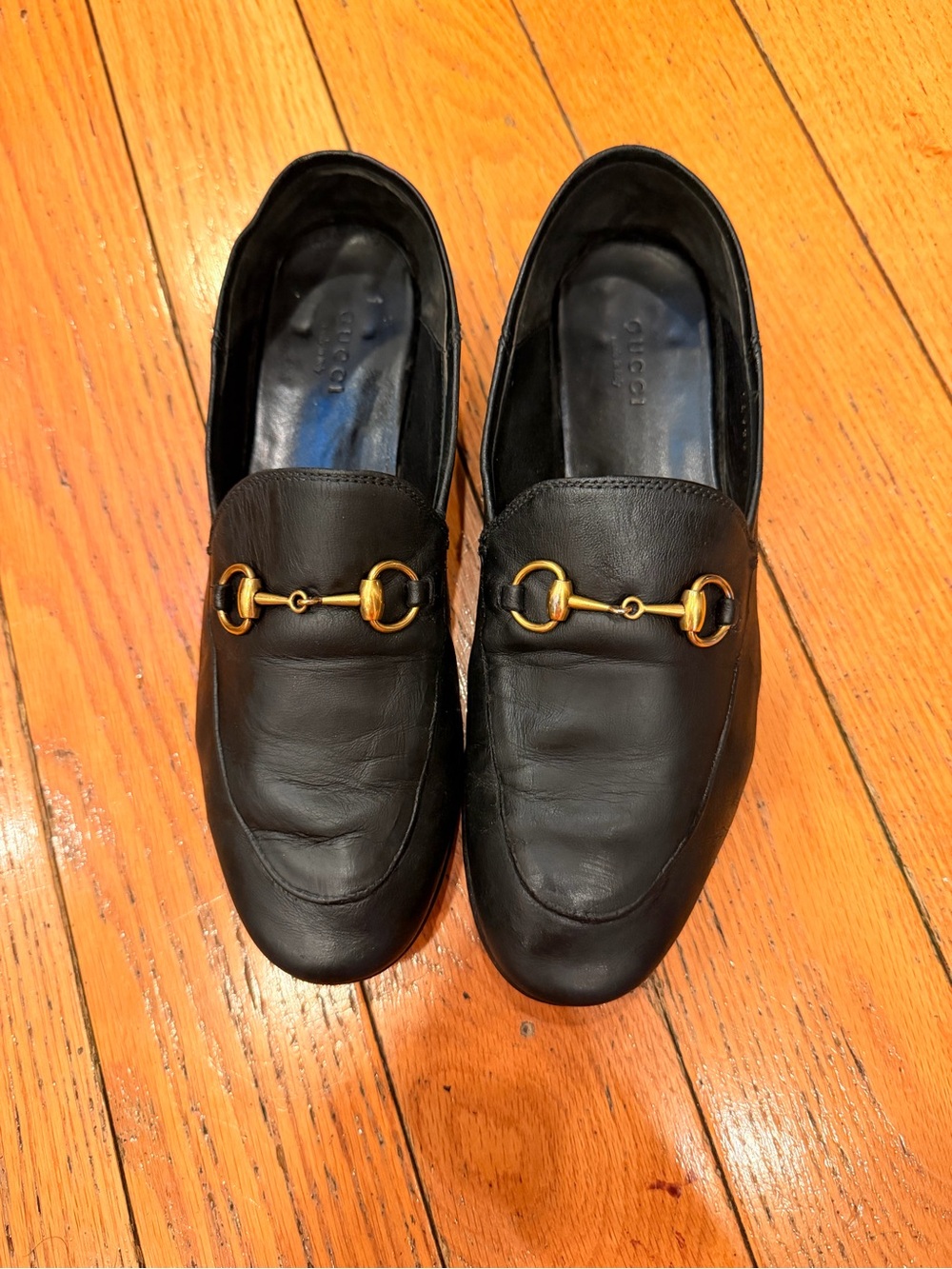 Gucci Women’s Horsebit Loafers Black 36.5 - Picture 2 of 11